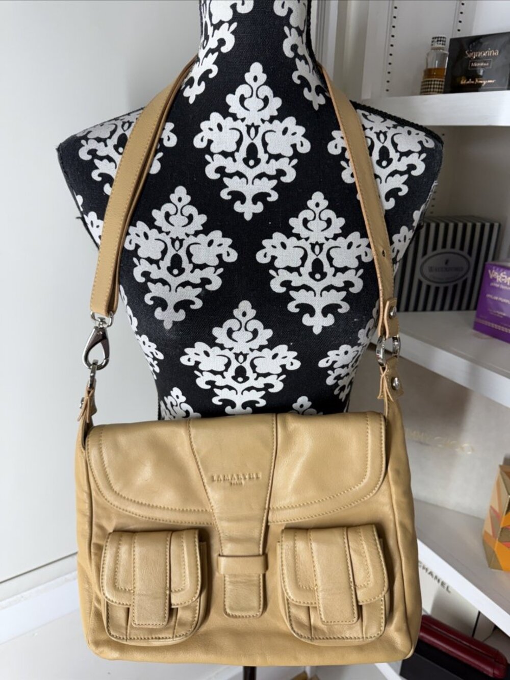 Lamarthe purse handbag bag shoulder mini casual messenger tote laptop leather
